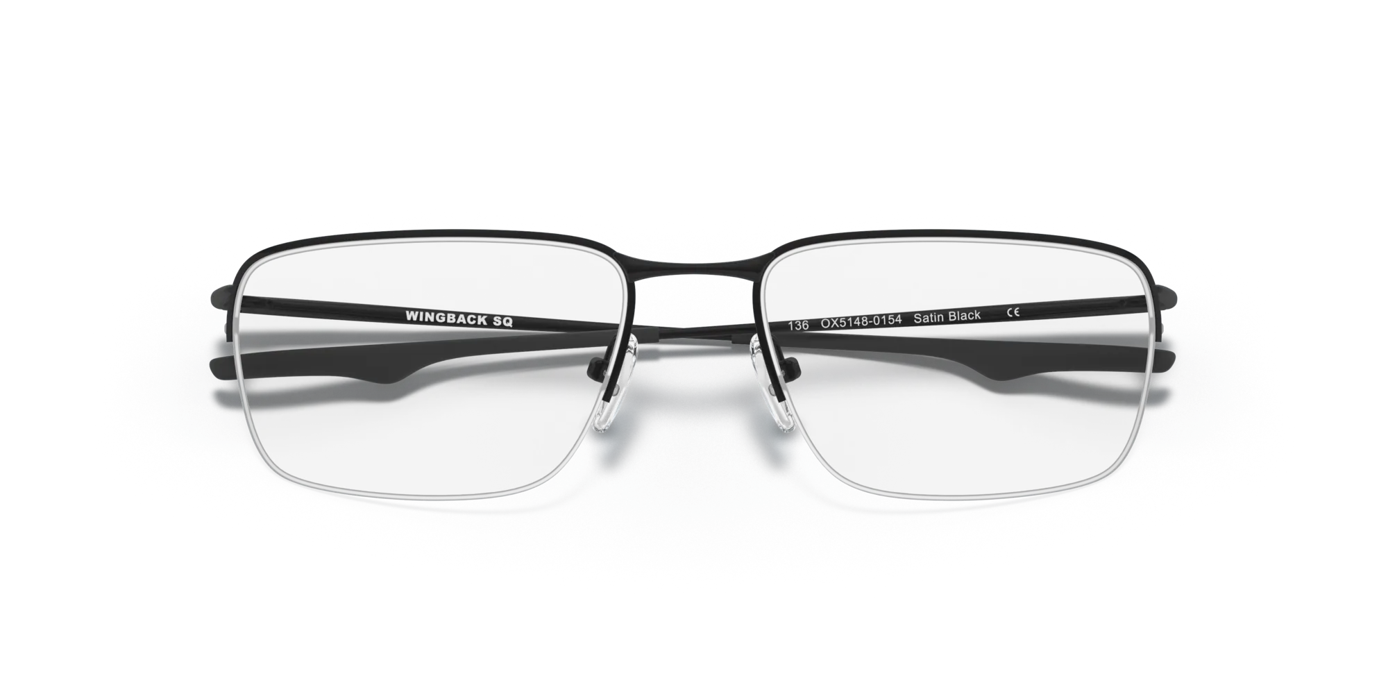 Oakley OX5148 WINGBACK SQ 514801 Montature da vista Titanio Nero Squadrata Normale - immagine 2