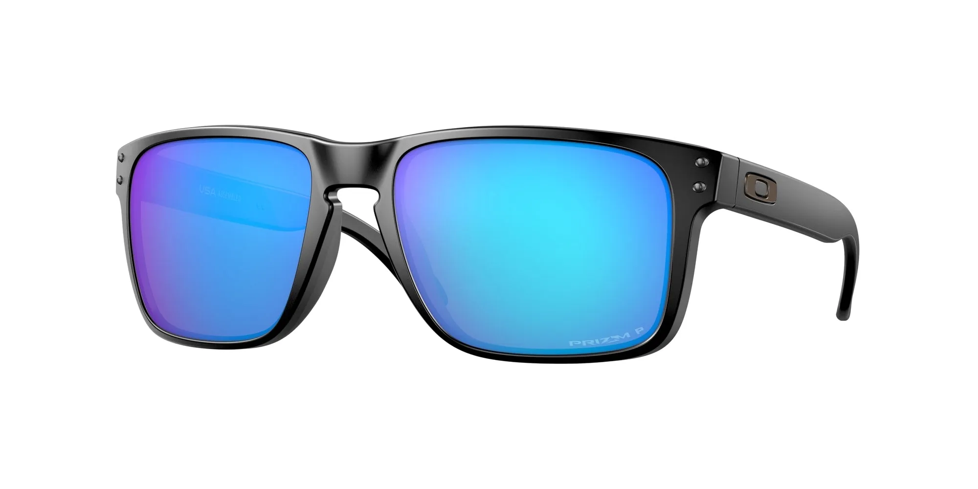 Oakley OO9417 HOLBROOK XL 941721 Occhiali da sole O_Matter Nero Blu Squadrata Polarizzata Prizm - immagine 1