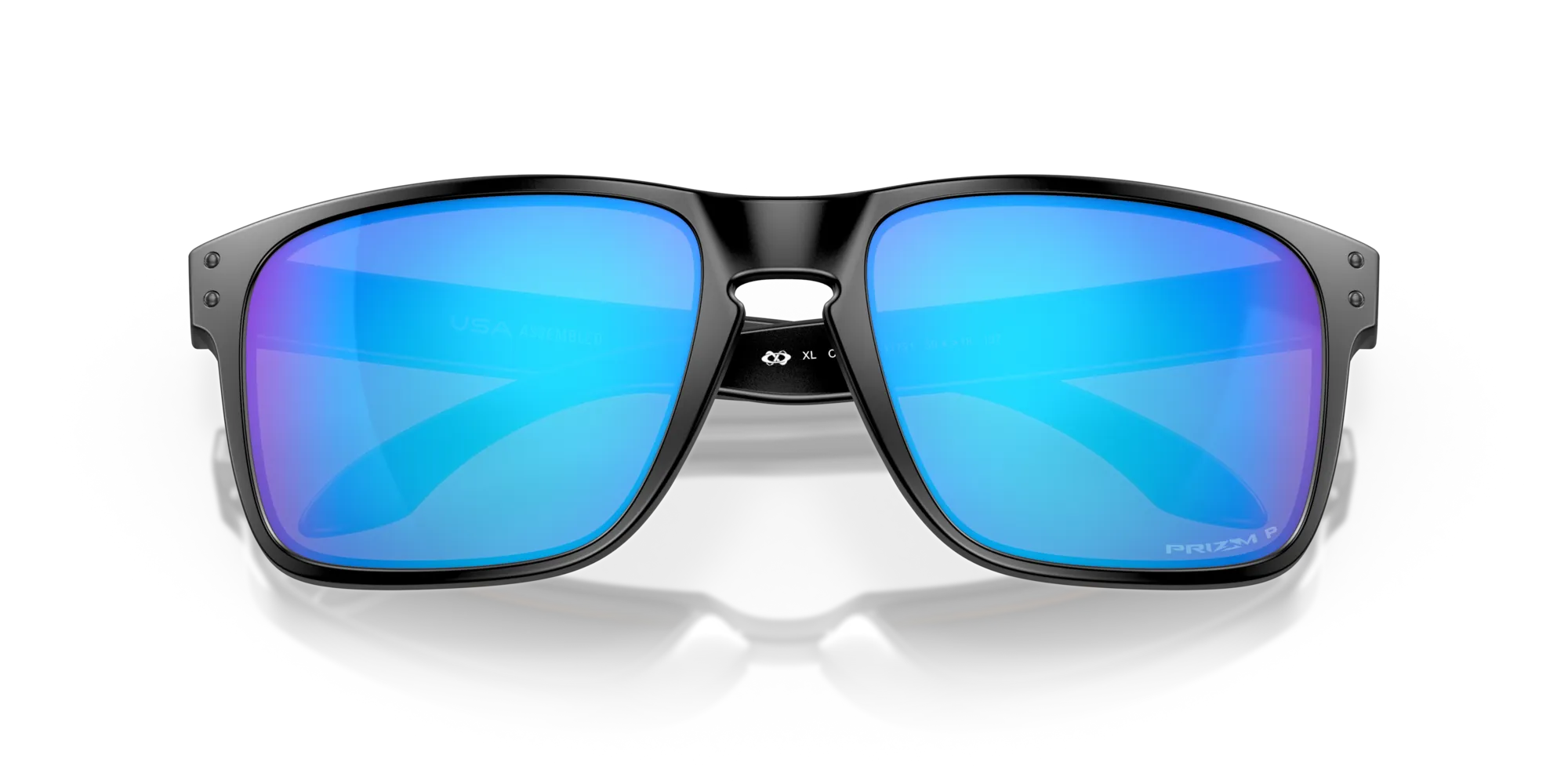 Oakley OO9417 HOLBROOK XL 941721 Occhiali da sole O_Matter Nero Blu Squadrata Polarizzata Prizm - immagine 2