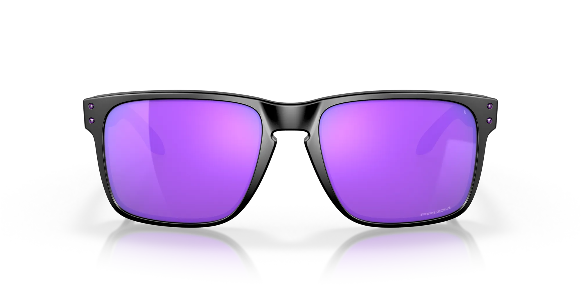 Oakley OO9417 HOLBROOK XL 941720 Occhiali da sole O_Matter Nero Viola Squadrata Normale Prizm - immagine 3