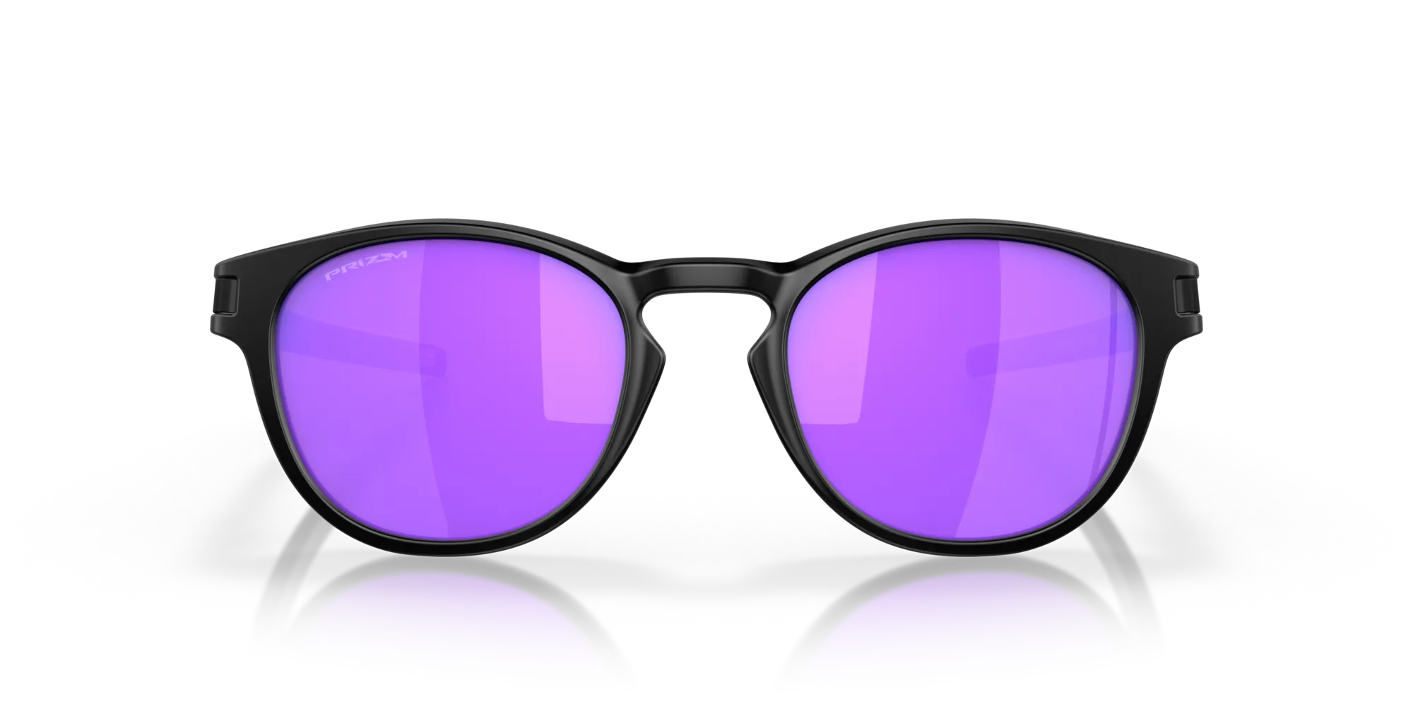 Oakley OO9265 LATCH 926555 Occhiali da sole O_Matter Nero Viola Rotonda Normale Prizm - immagine 3