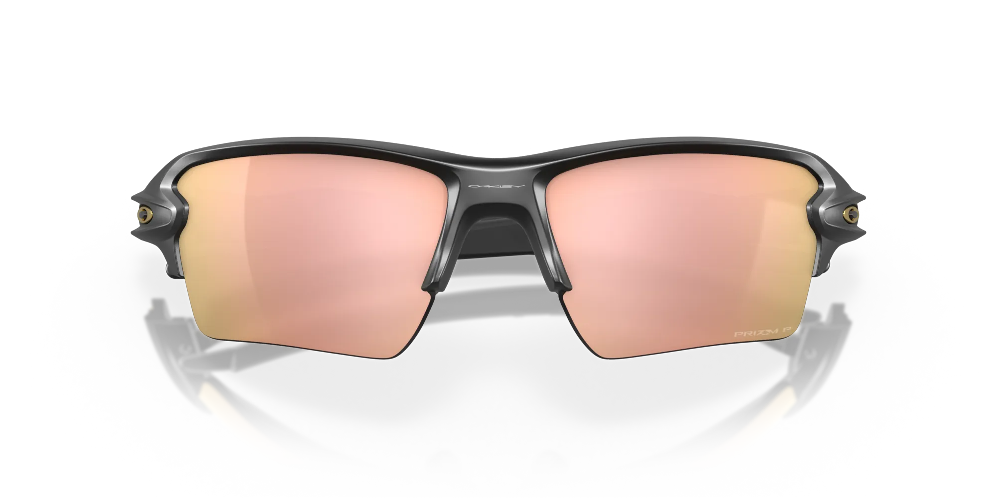 Oakley OO9188 FLAK 2.0 XL 9188B3 Occhiali da sole O_Matter Nero Oro Squadrata Polarizzata Prizm - immagine 2