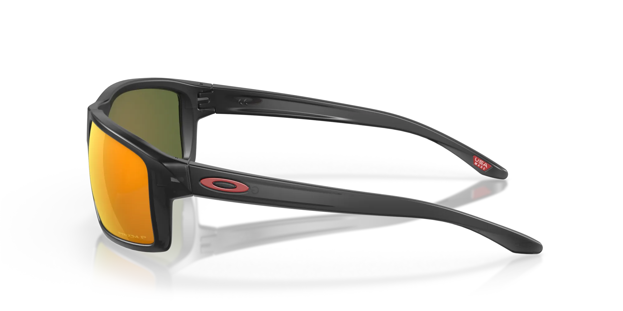 Oakley OO9449 GIBSTON 944905 Occhiali da sole O_Matter Nero Rosso Squadrata Polarizzata Prizm - immagine 4