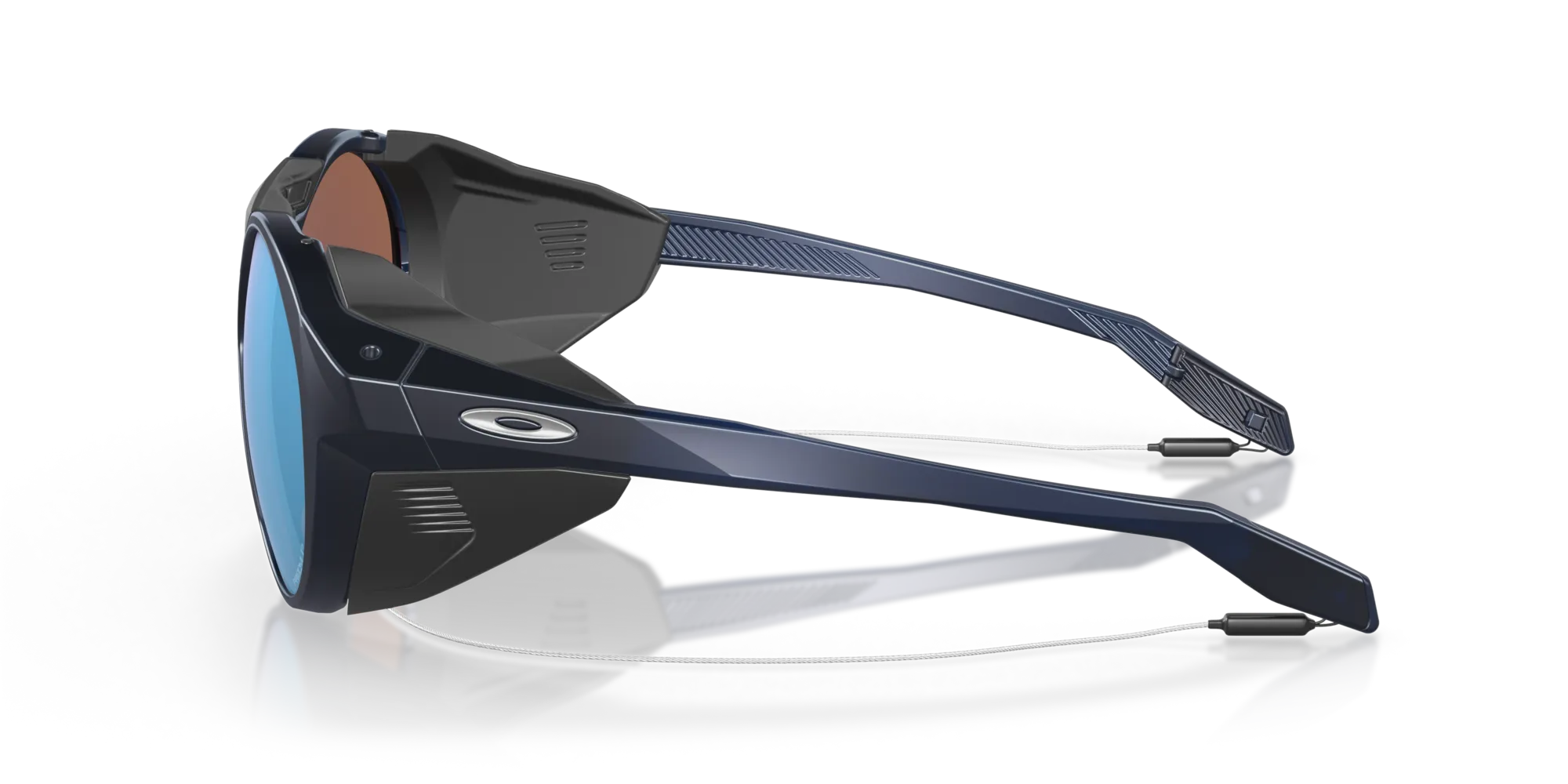 Oakley OO9440 CLIFDEN 944005 Occhiali da sole O_Matter Blu Blu Rotonda Polarizzata Prizm - immagine 4