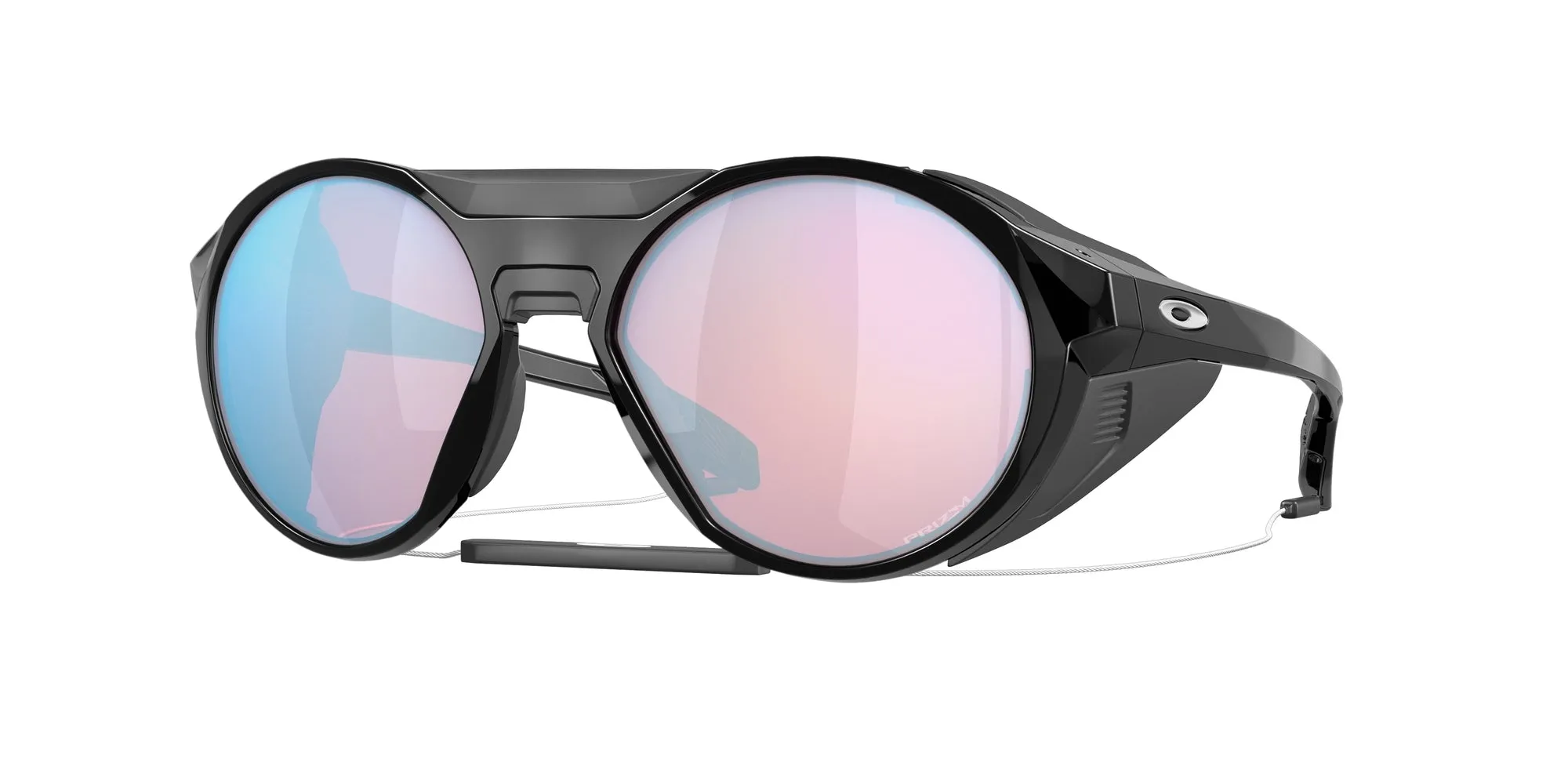Oakley OO9440 CLIFDEN 944002 Occhiali da sole O_Matter Nero Rosso Rotonda Normale Prizm - immagine 1