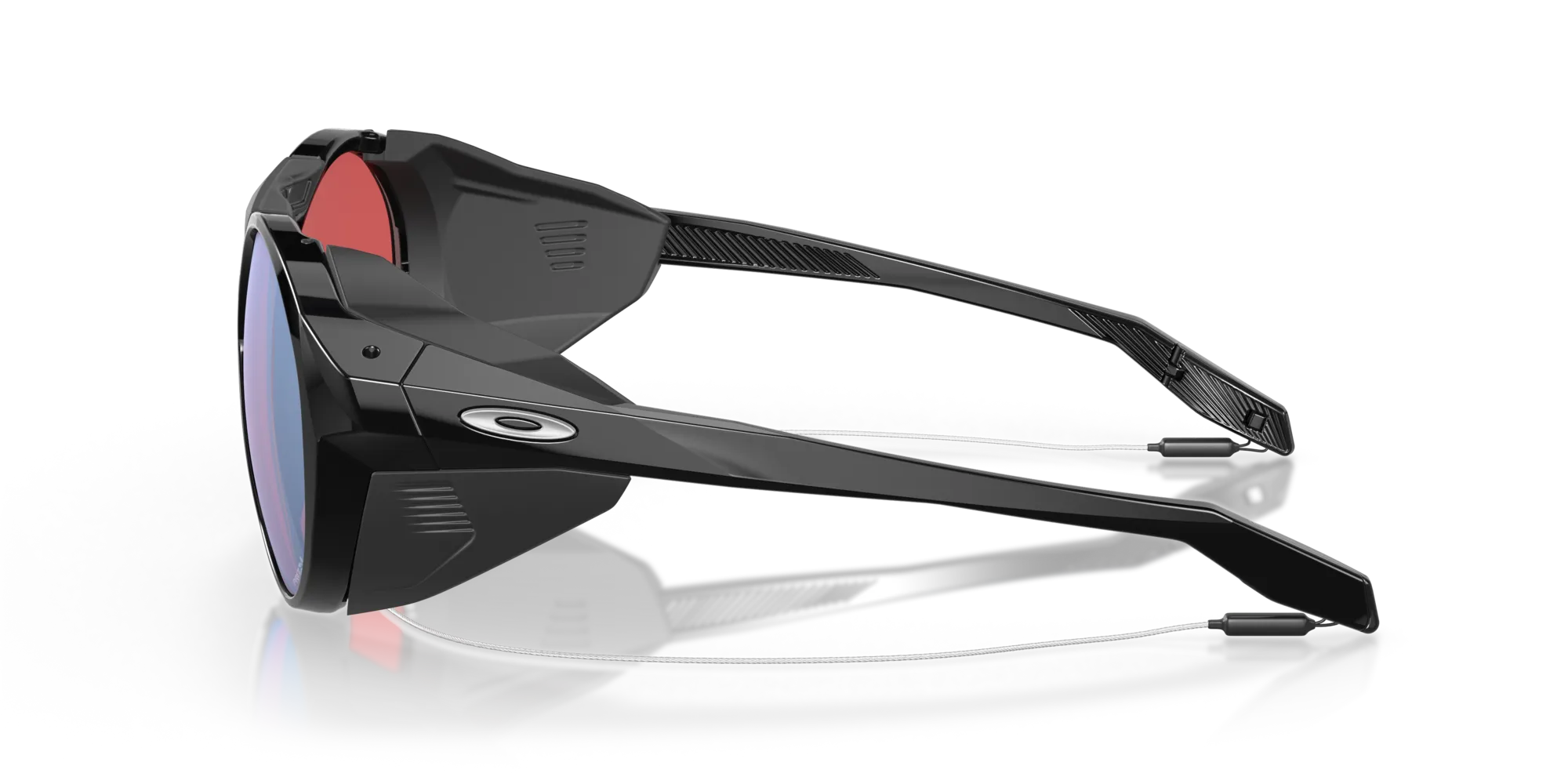 Oakley OO9440 CLIFDEN 944002 Occhiali da sole O_Matter Nero Rosso Rotonda Normale Prizm - immagine 4