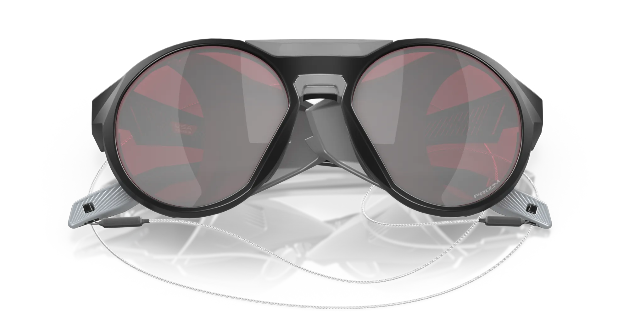 Oakley OO9440 CLIFDEN 944001 Occhiali da sole O_Matter Nero Grigio Rotonda Normale Prizm Iridium - immagine 2