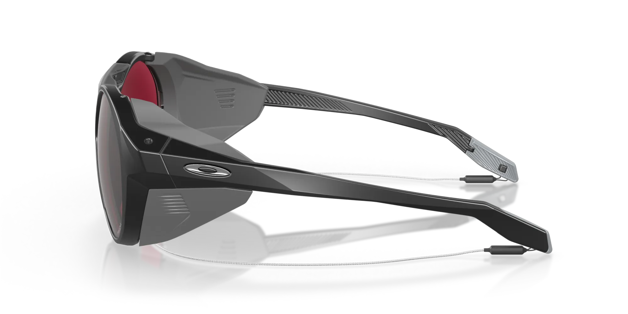 Oakley OO9440 CLIFDEN 944001 Occhiali da sole O_Matter Nero Grigio Rotonda Normale Prizm Iridium - immagine 4