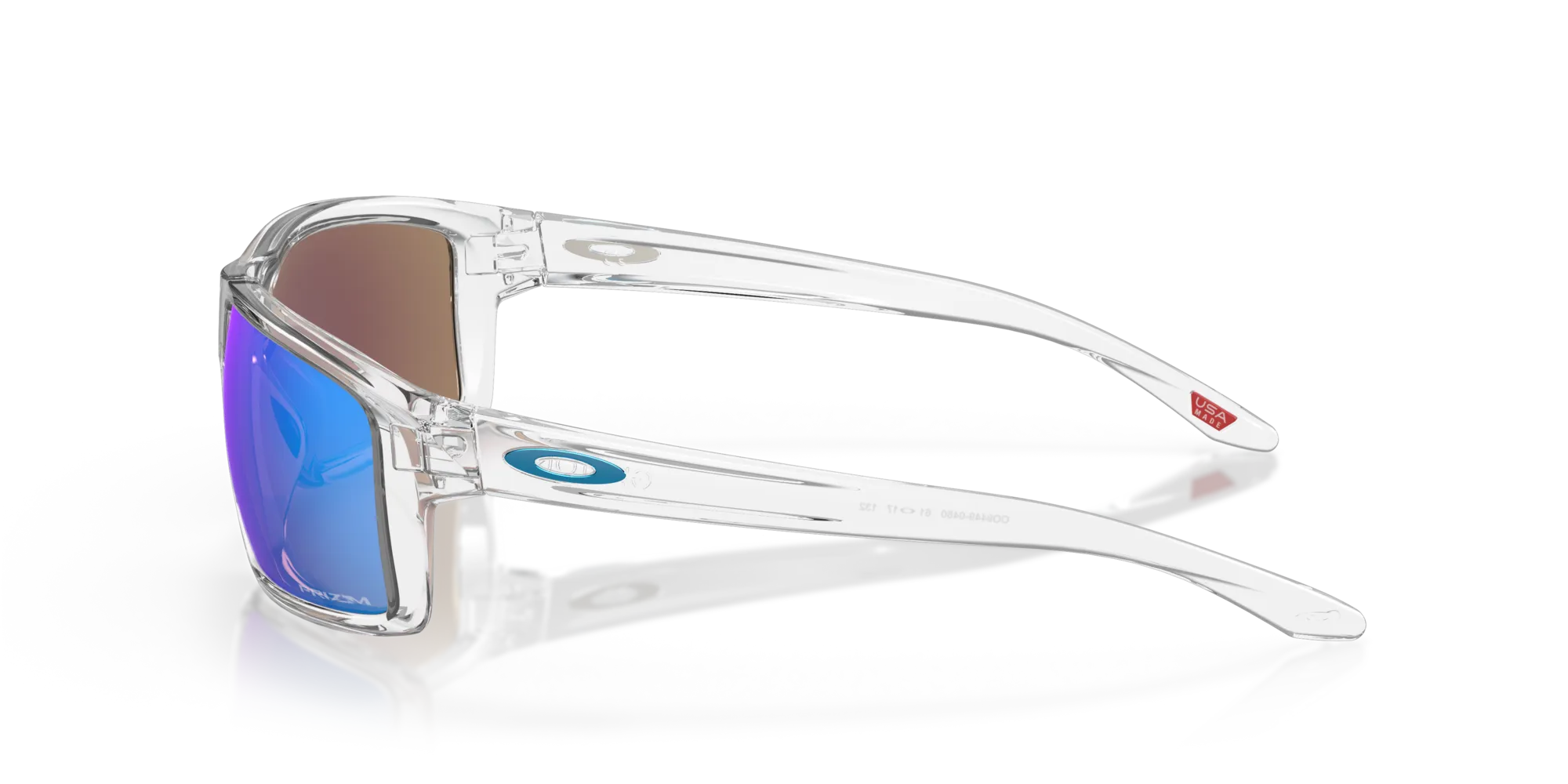 Oakley OO9449 GIBSTON 944904 Occhiali da sole O_Matter Trasparente Blu Squadrata Normale Prizm - immagine 4
