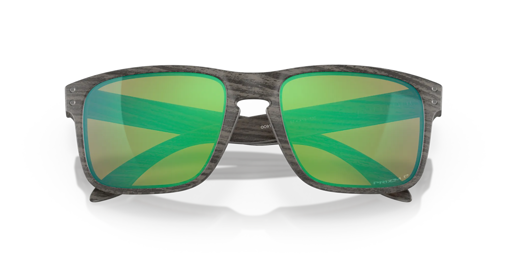 Oakley OO9102 HOLBROOK 9102J8 Occhiali da sole O_Matter Grigio Blu Squadrata Polarizzata Prizm - immagine 2