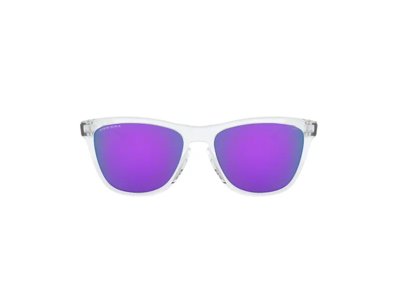 Oakley OO9013 FROGSKINS 9013H7 Occhiali da sole O_Matter Trasparente Viola Squadrata Normale Prizm - immagine 2