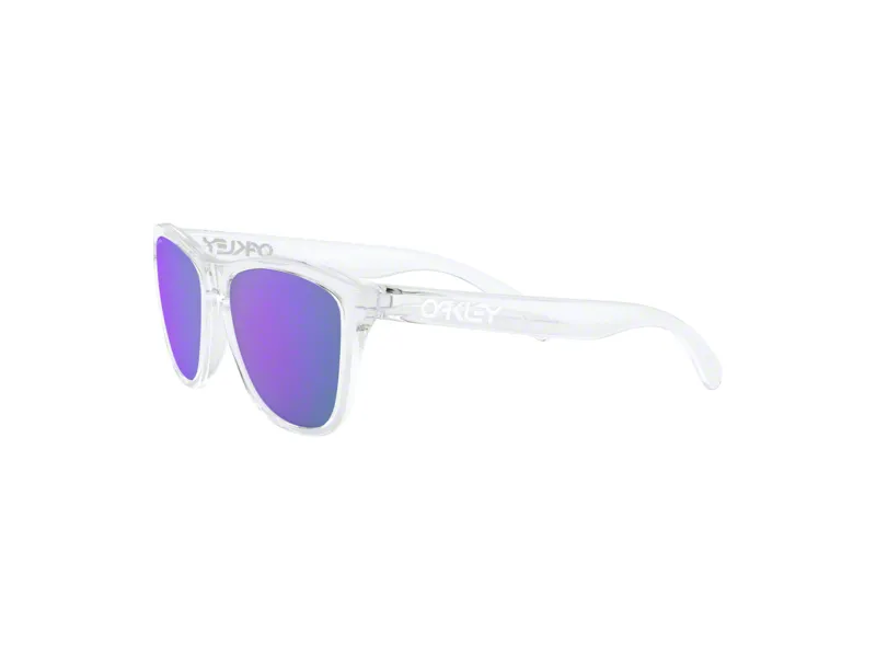 Oakley OO9013 FROGSKINS 9013H7 Occhiali da sole O_Matter Trasparente Viola Squadrata Normale Prizm - immagine 3