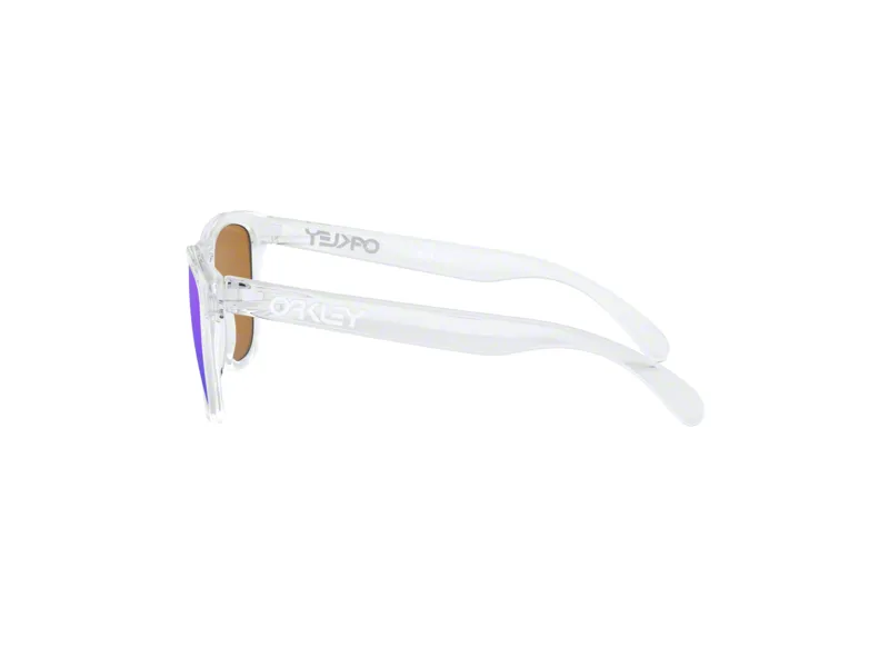 Oakley OO9013 FROGSKINS 9013H7 Occhiali da sole O_Matter Trasparente Viola Squadrata Normale Prizm - immagine 4