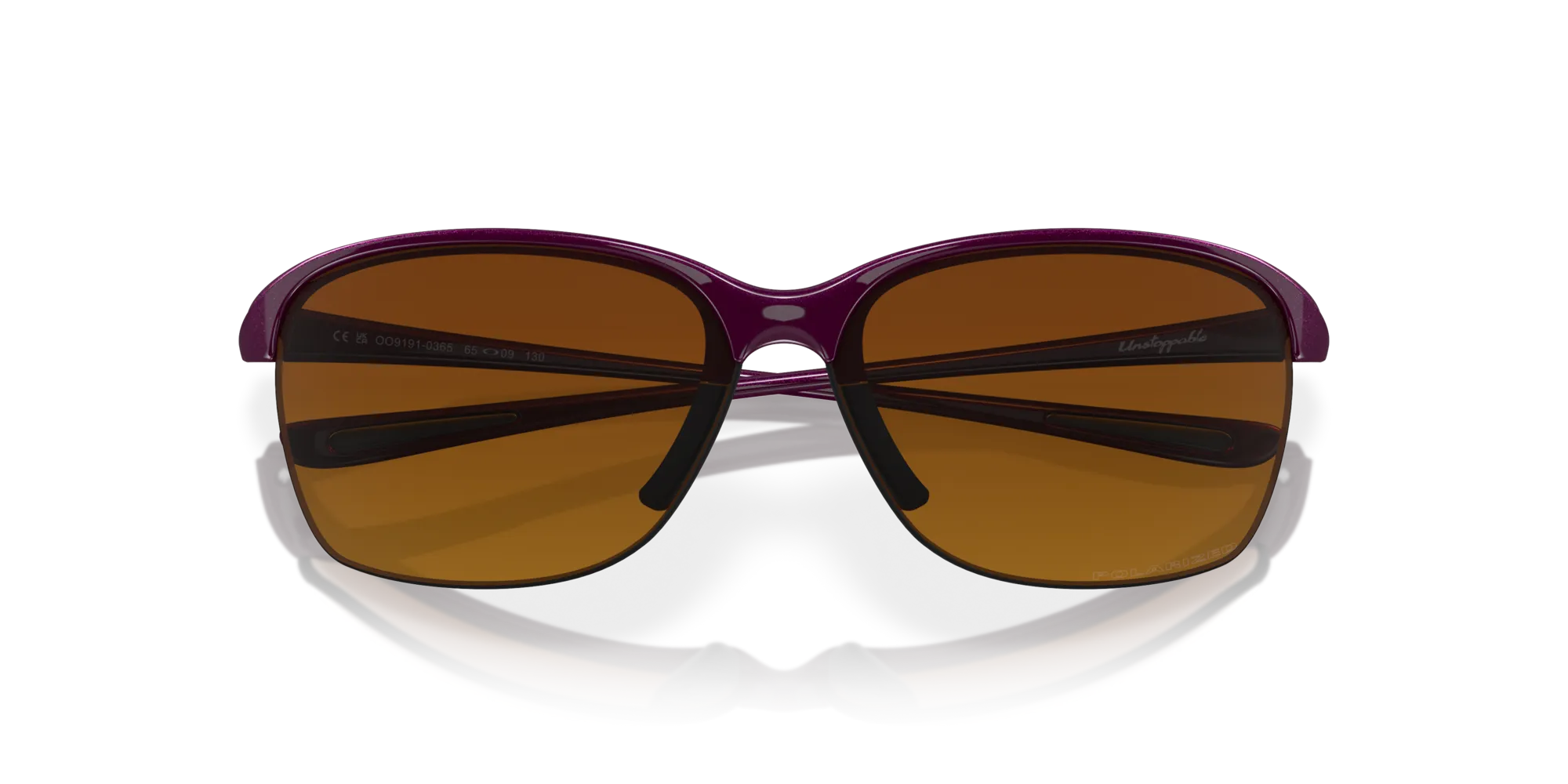 Oakley OO9191 UNSTOPPABLE 919103 Occhiali da sole O_Matter Viola Marrone Squadrata Polarizzata Sfumata - immagine 2