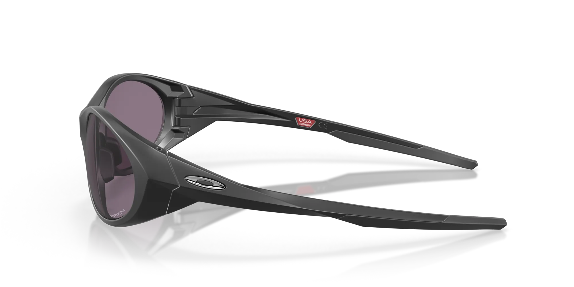 Oakley OO9438 EYEJACKET REDUX 943801 Occhiali da sole O_Matter Nero Grigio Squadrata Normale Prizm - immagine 4