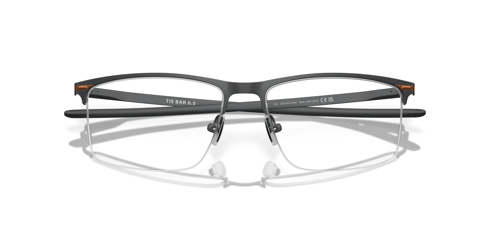 Oakley OX5140 TIE BAR 0.5 514003 Montature da vista Titanio Grigio Squadrata - immagine 2