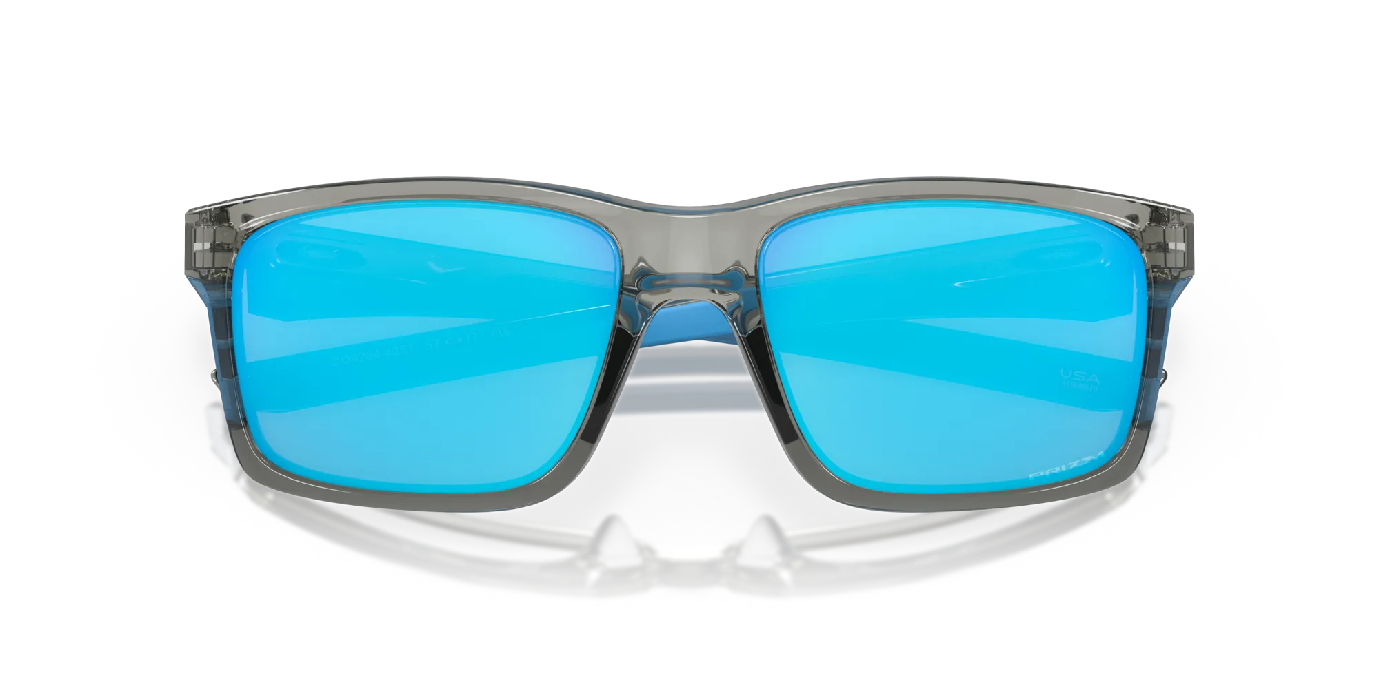 Oakley OO9264 MAINLINK 926442 Occhiali da sole O_Matter Grigio Blu Squadrata Normale Prizm - immagine 2
