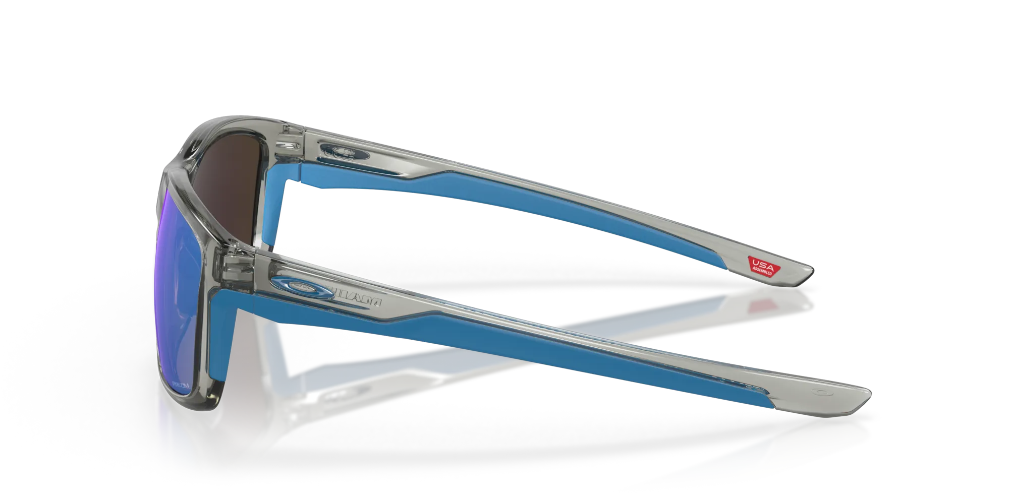 Oakley OO9264 MAINLINK 926442 Occhiali da sole O_Matter Grigio Blu Squadrata Normale Prizm - immagine 4