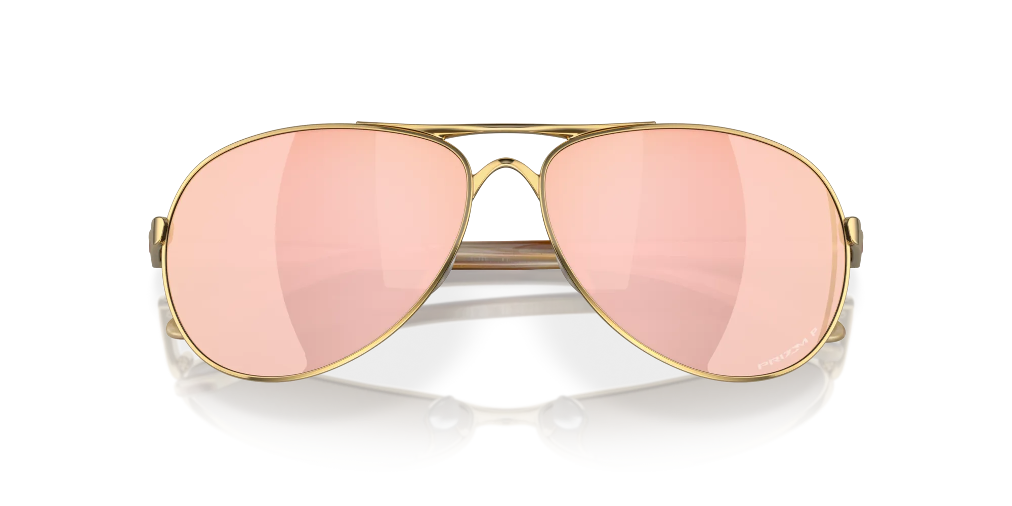 Oakley OO4079 FEEDBACK 407937 Occhiali da sole Metallo Oro Oro Rotonda Polarizzata Prizm - immagine 2