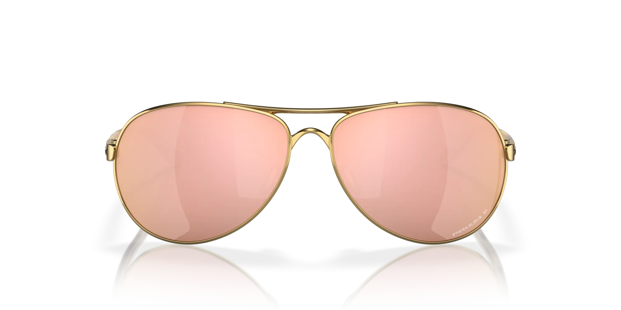 Oakley OO4079 FEEDBACK 407937 Occhiali da sole Metallo Oro Oro Rotonda Polarizzata Prizm - immagine 3