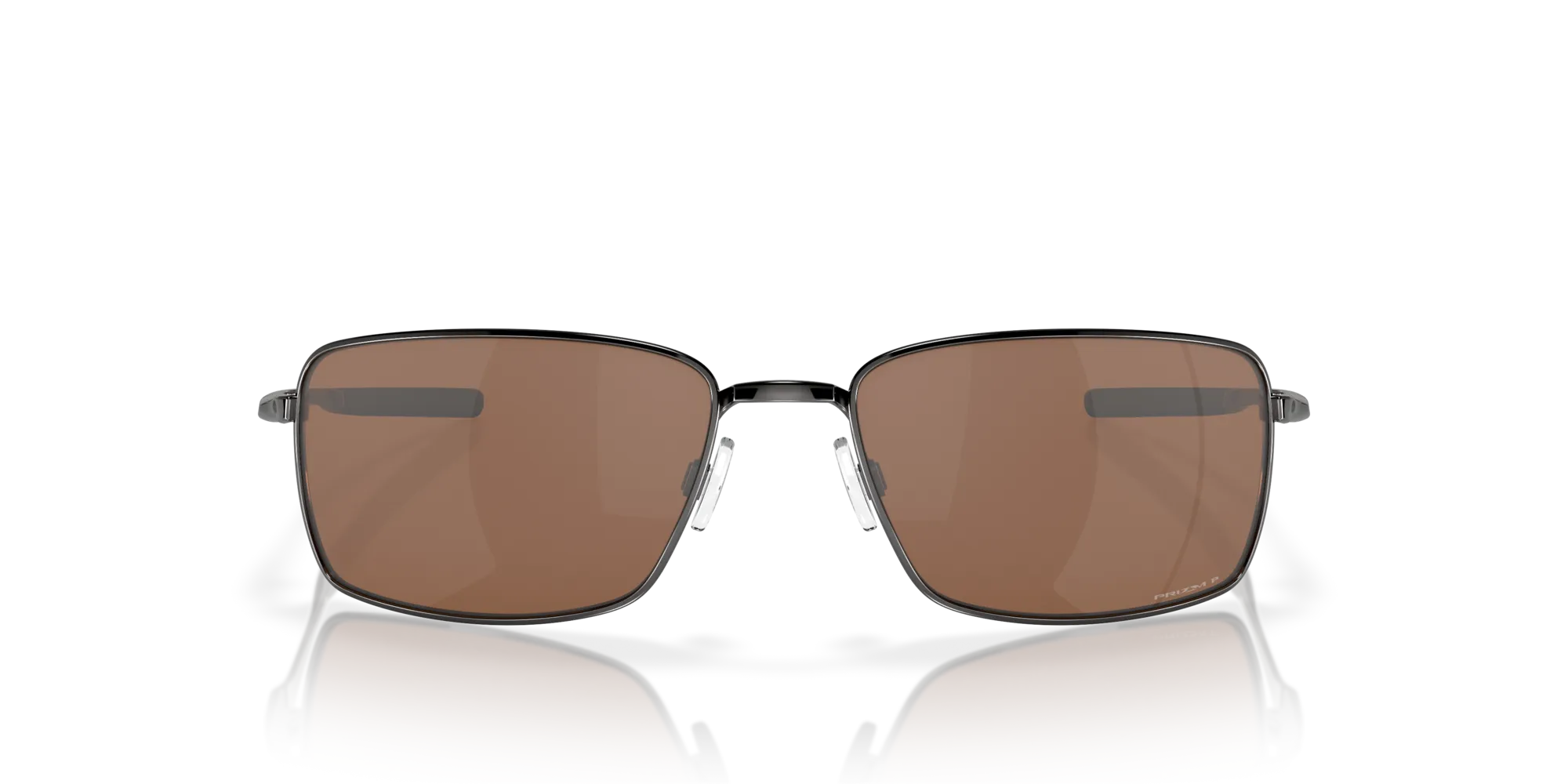 Oakley OO4075 SQUARE WIRE 407514 Occhiali da sole Metallo Marrone Marrone Squadrata Polarizzata Prizm - immagine 3