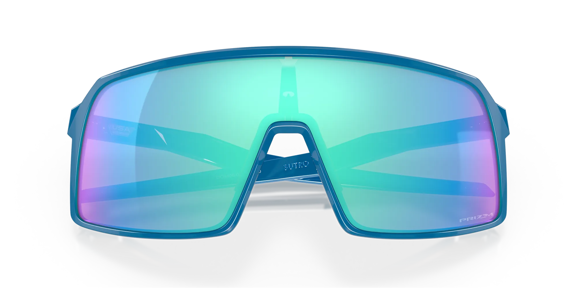 Oakley OO9406 SUTRO 940607 Occhiali da sole O_Matter Blu Blu Maschera Normale Prizm - immagine 2