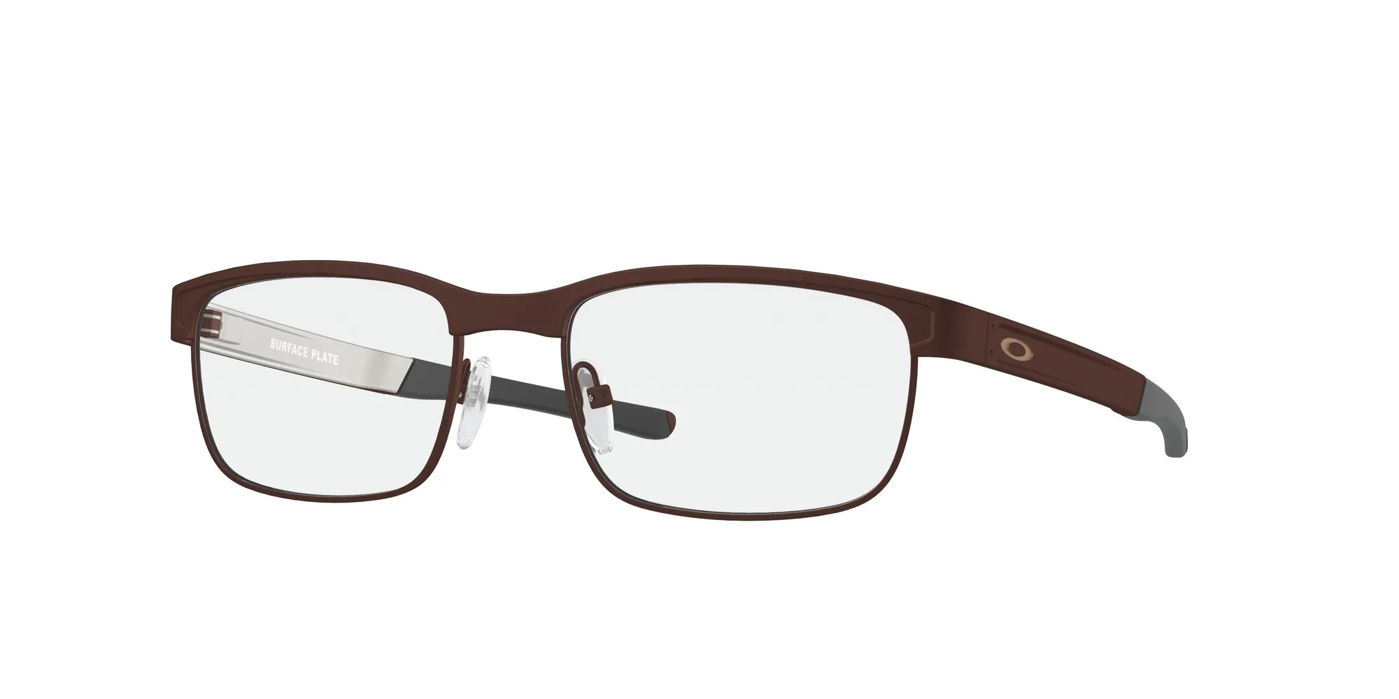 Oakley OX5132 SURFACE PLATE 513205 Montature da vista Titanio Marrone Squadrata Normale - immagine 1