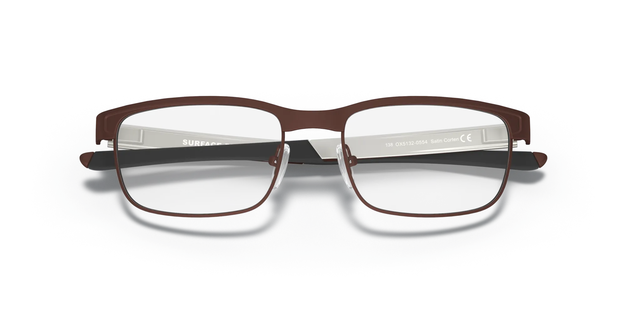 Oakley OX5132 SURFACE PLATE 513205 Montature da vista Titanio Marrone Squadrata Normale - immagine 2