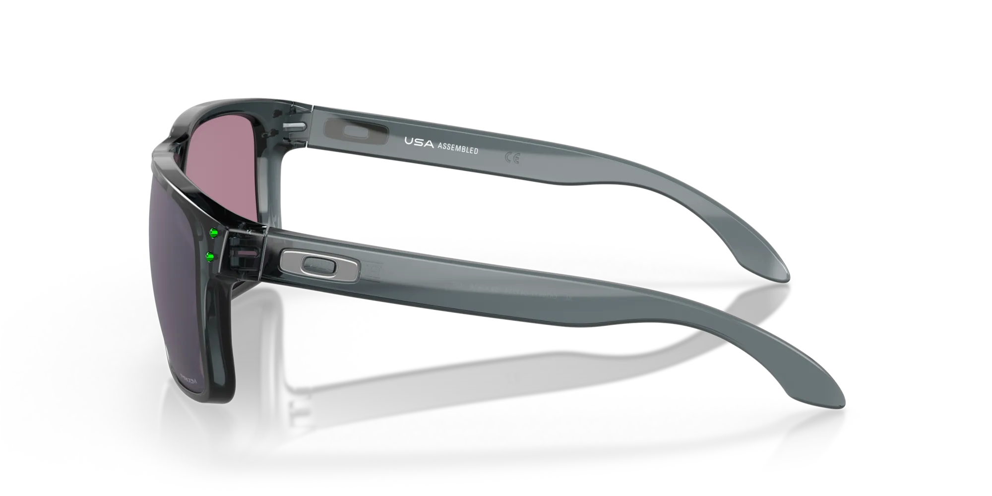 Oakley OO9417 HOLBROOK XL 941714 Occhiali da sole O_Matter Nero Verde Squadrata Normale Prizm - immagine 4