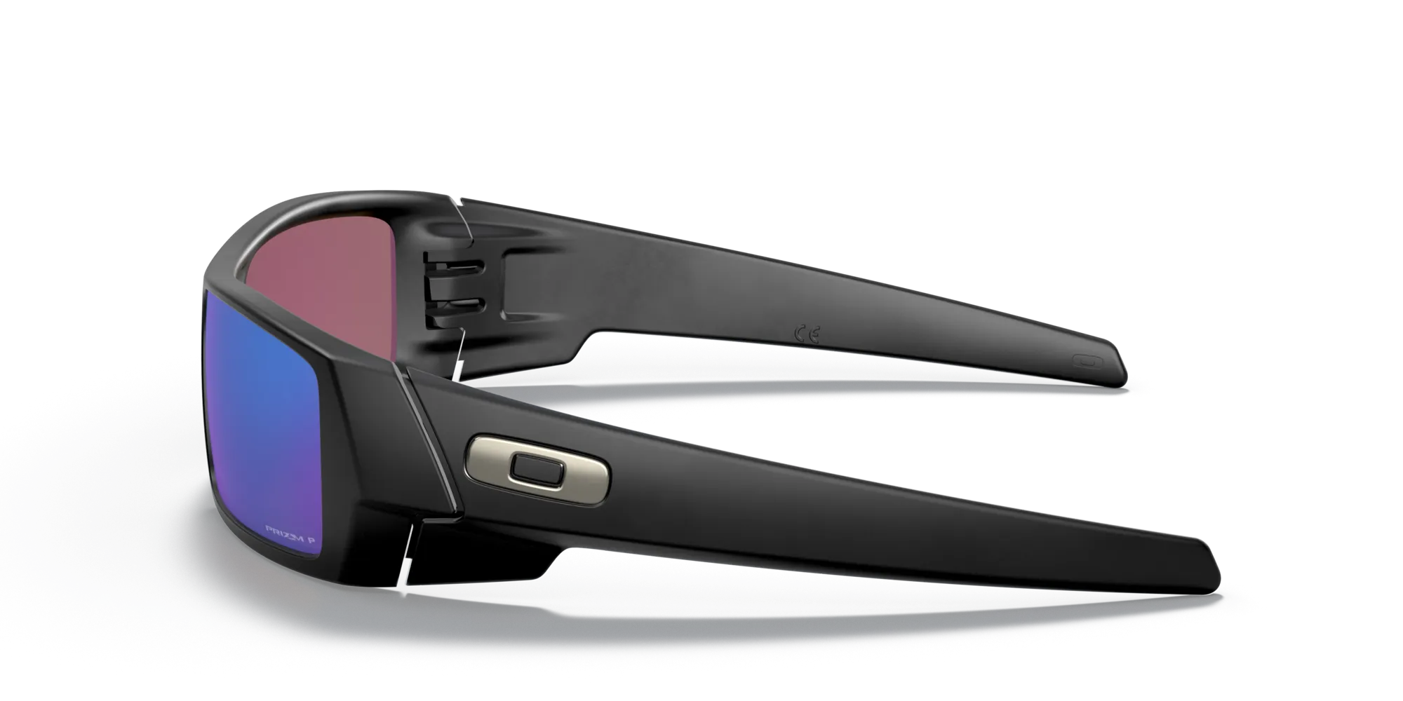 Oakley OO9014 GASCAN 901450 Occhiali da sole O_Matter Nero Blu Squadrata Polarizzata Prizm - immagine 4
