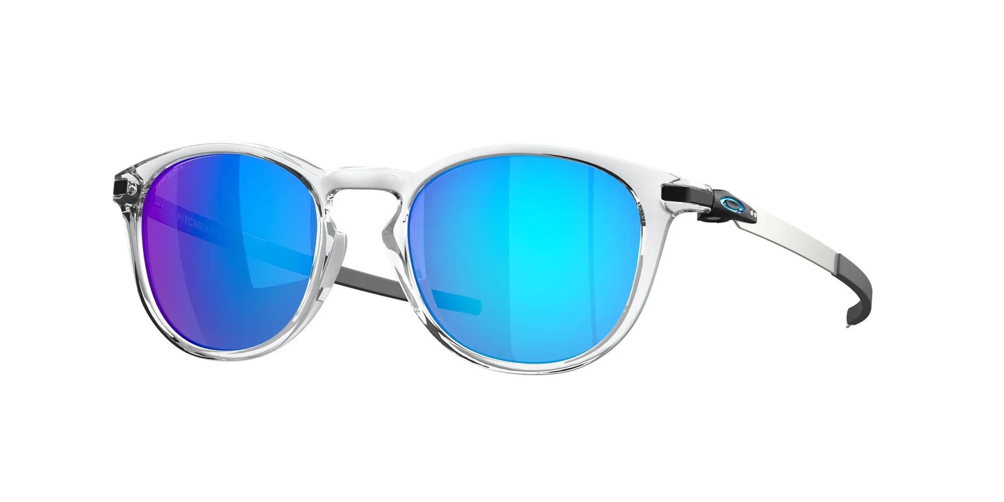 Oakley OO9439 PITCHMAN R 943904 Occhiali da sole O_Matter Trasparente Blu Rotonda Normale Prizm - immagine 1