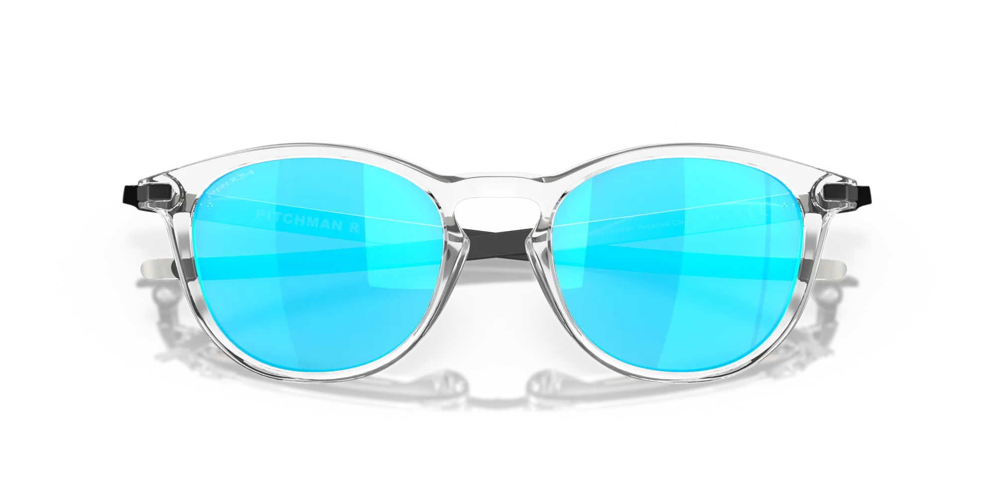 Oakley OO9439 PITCHMAN R 943904 Occhiali da sole O_Matter Trasparente Blu Rotonda Normale Prizm - immagine 2