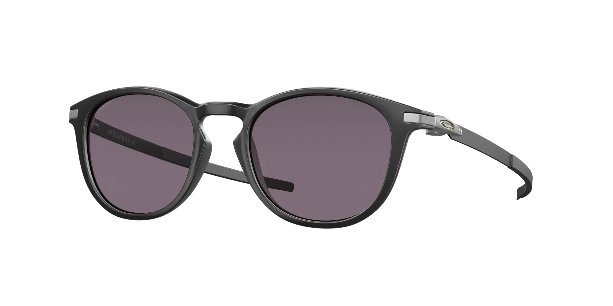 Oakley OO9439 PITCHMAN R 943901 Occhiali da sole O_Matter Nero Grigio Rotonda Normale Prizm - immagine 1