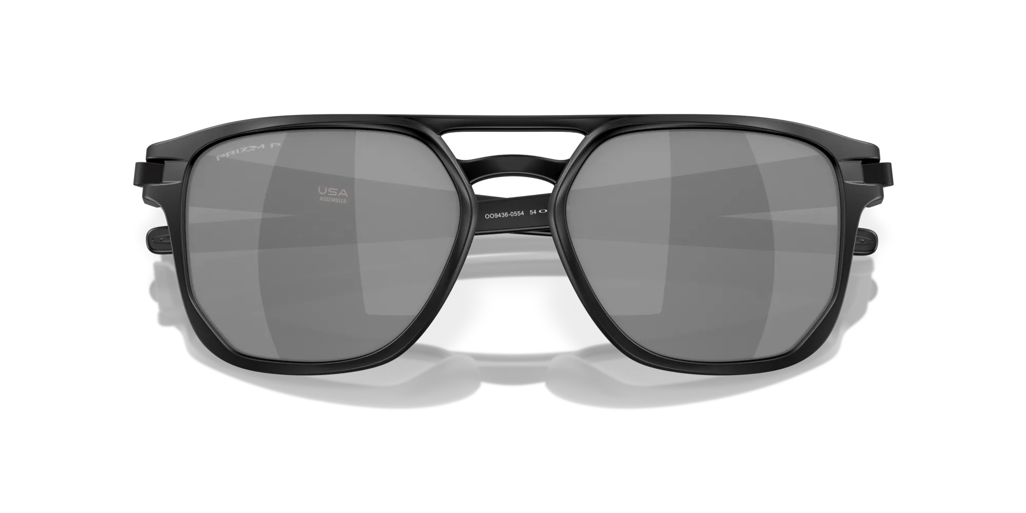Oakley OO9436 LATCH BETA 943605 Occhiali da sole O_Matter Nero Grigio Squadrata Polarizzata Prizm - immagine 2