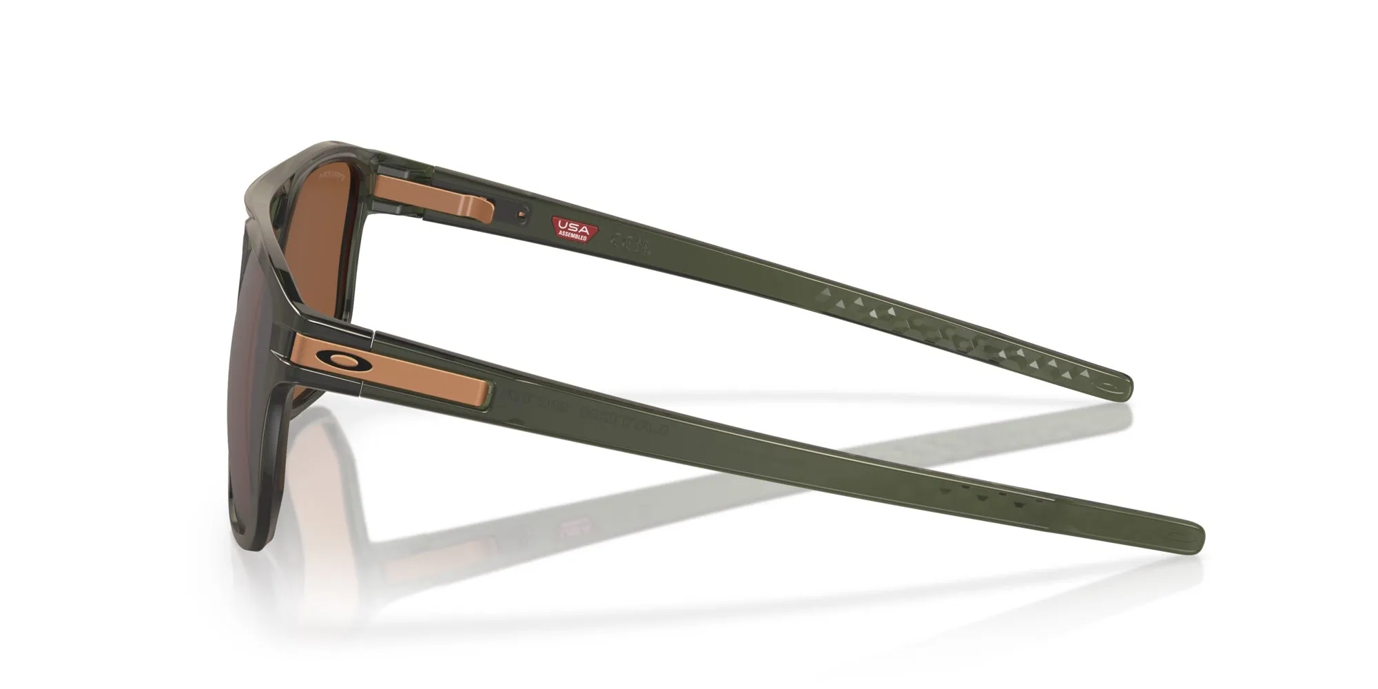 Oakley OO9436 LATCH BETA 943603 Occhiali da sole O_Matter Verde Marrone Squadrata Normale Prizm - immagine 4