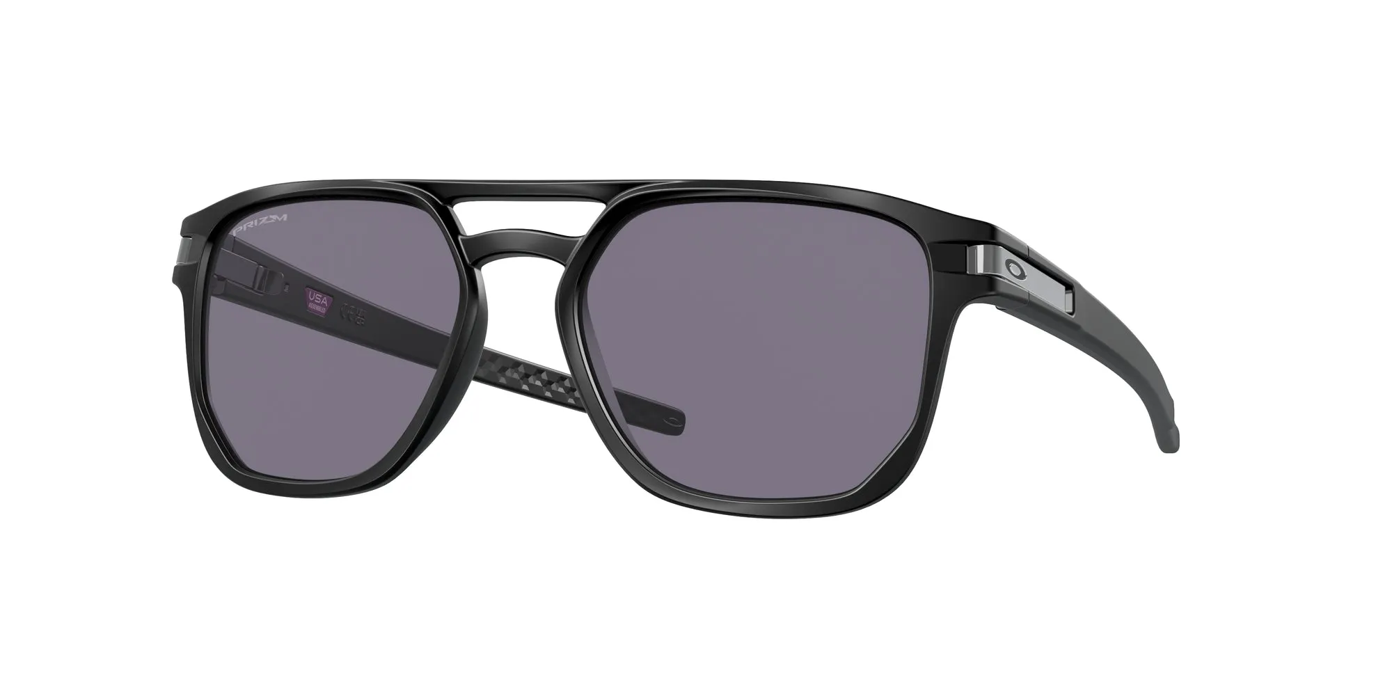 Oakley OO9436 LATCH BETA 943601 Occhiali da sole O_Matter Nero Grigio Squadrata Normale Prizm - immagine 1