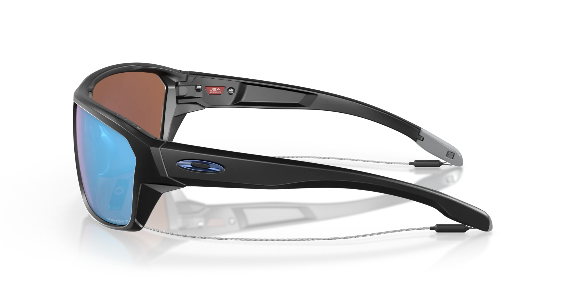 Oakley OO9416 SPLIT SHOT 941606 Occhiali da sole O_Matter Nero Blu Squadrata Polarizzata Prizm - immagine 4