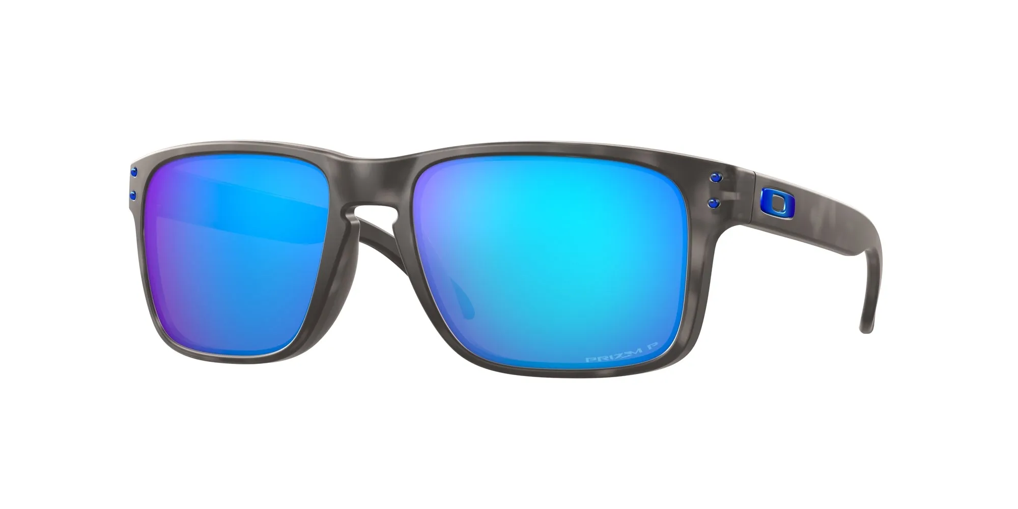 Oakley OO9102 HOLBROOK 9102G7 Occhiali da sole O_Matter Nero Blu Squadrata Polarizzata Prizm - immagine 1