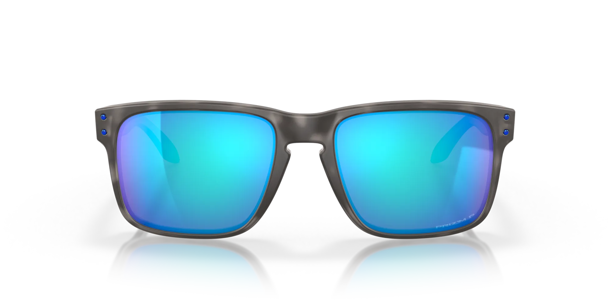 Oakley OO9102 HOLBROOK 9102G7 Occhiali da sole O_Matter Nero Blu Squadrata Polarizzata Prizm - immagine 3