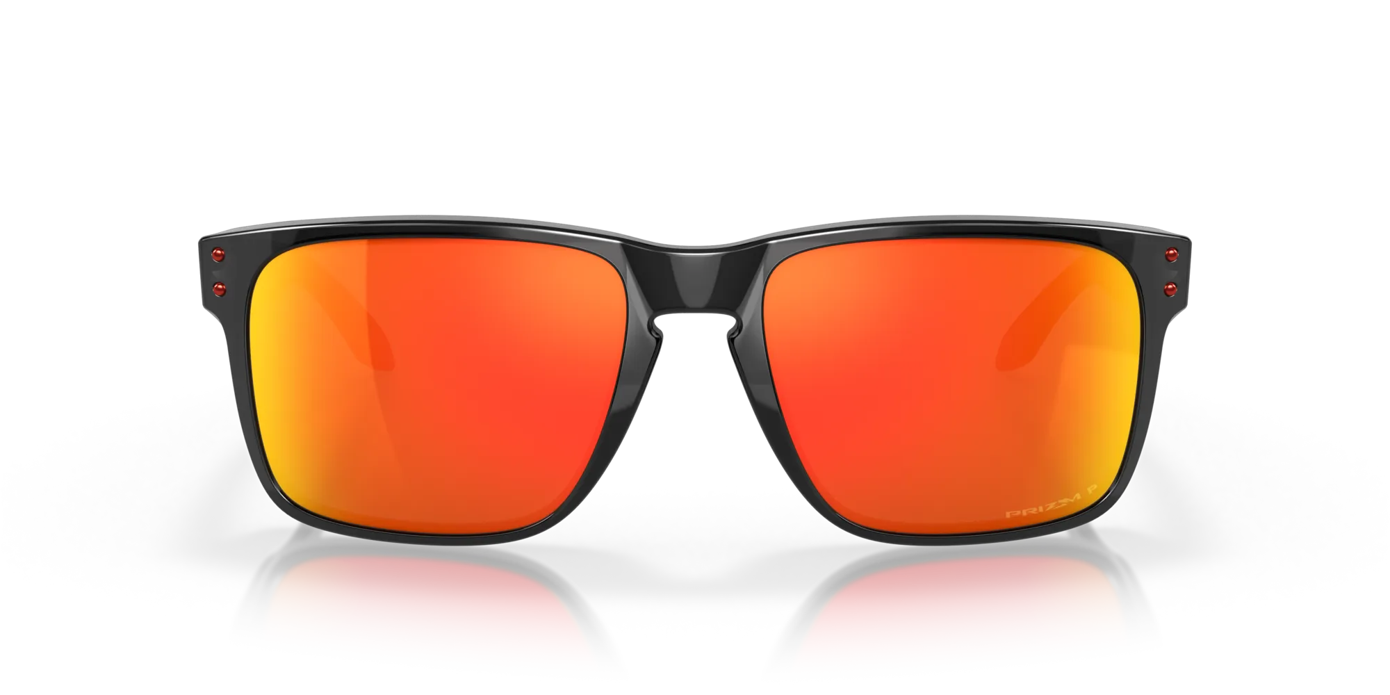 Oakley OO9417 HOLBROOK XL 941708 Occhiali da sole O_Matter Nero Rosso Squadrata Polarizzata Prizm - immagine 3