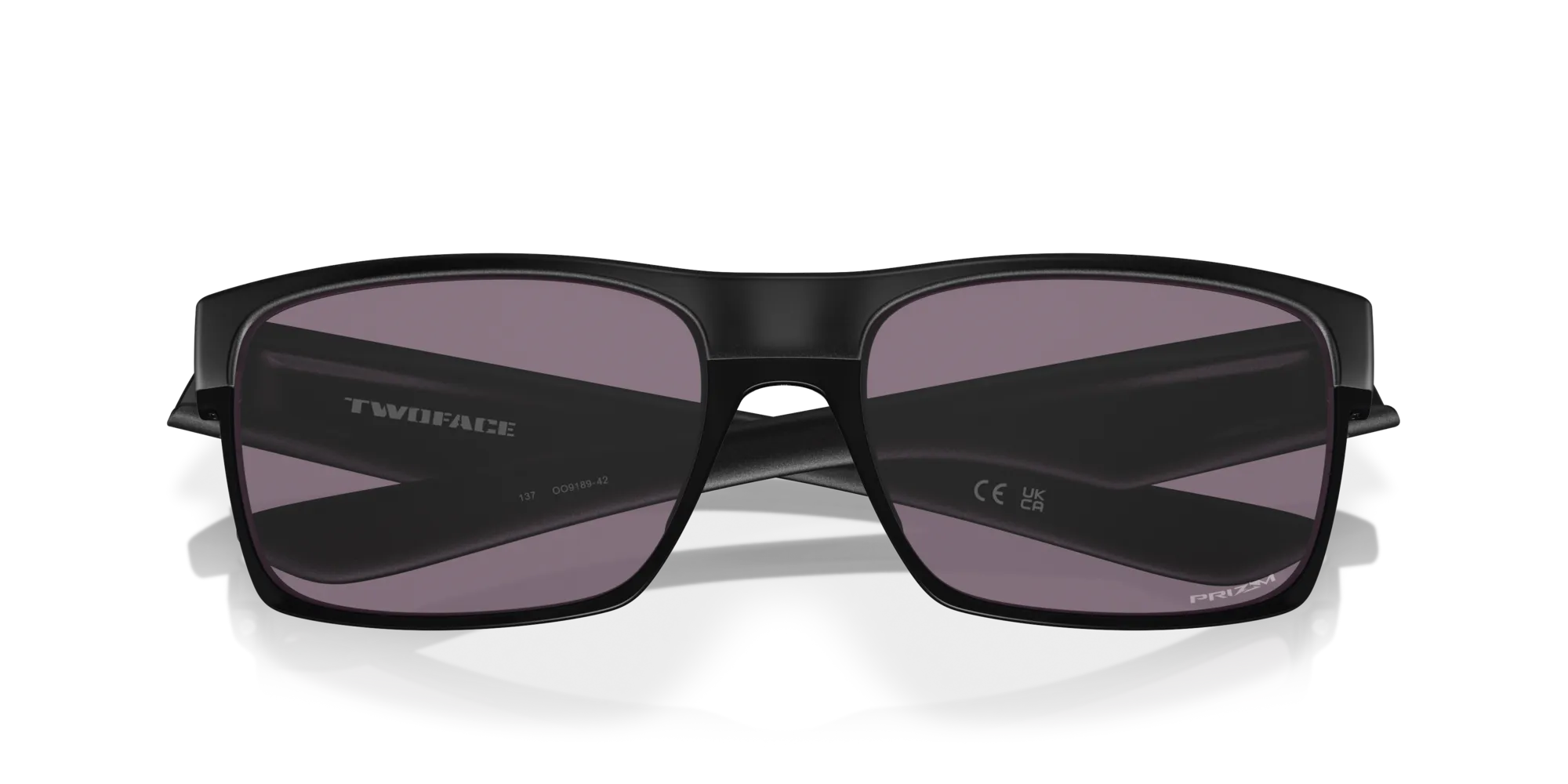 Oakley OO9189 TWOFACE 918942 Occhiali da sole O_Matter Grigio Grigio Squadrata Normale Prizm - immagine 2