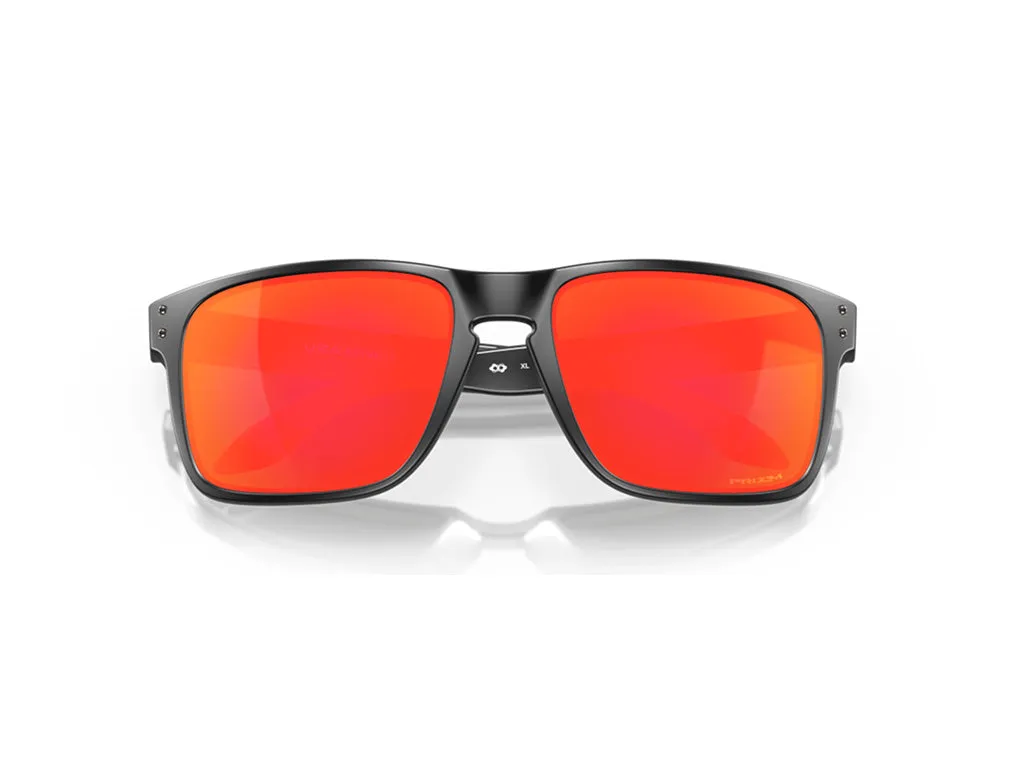 Oakley OO9417 HOLBROOK XL 941704 Occhiali da sole O_Matter Nero Rosso Squadrata Normale Prizm - immagine 3