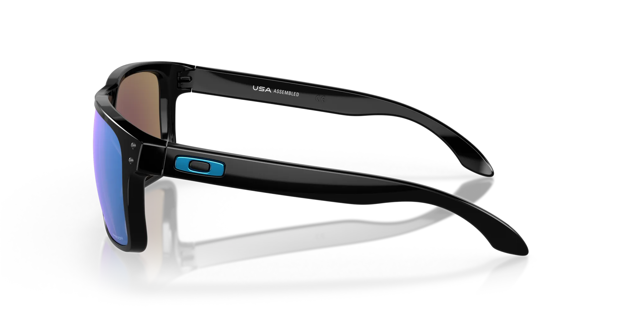 Oakley OO9417 HOLBROOK XL 941703 Occhiali da sole O_Matter Nero Blu Squadrata Normale Prizm - immagine 4