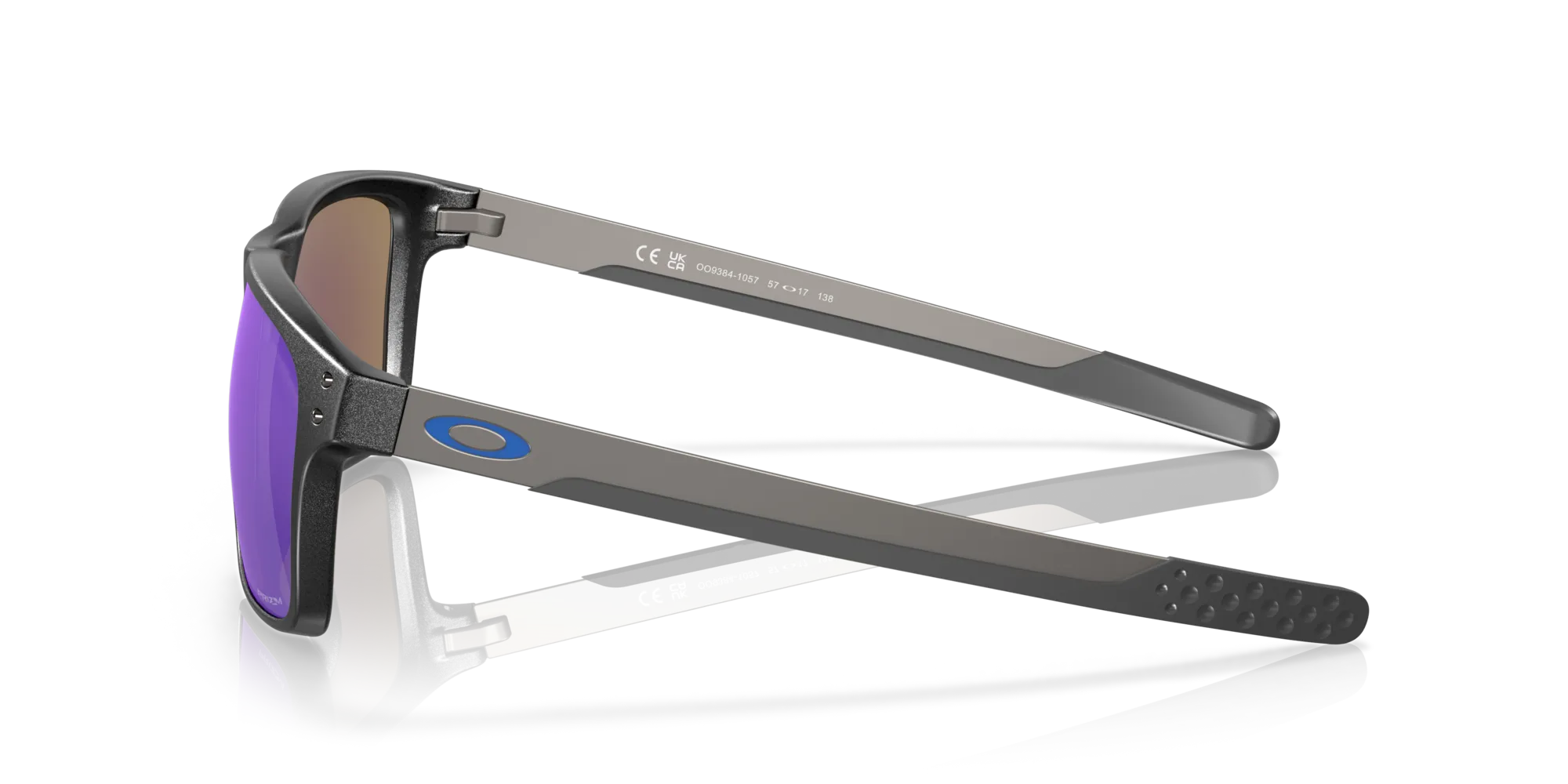 Oakley OO9384 HOLBROOK MIX 938410 Occhiali da sole Iniettato Grigio Blu Squadrata Polarizzata Prizm - immagine 4