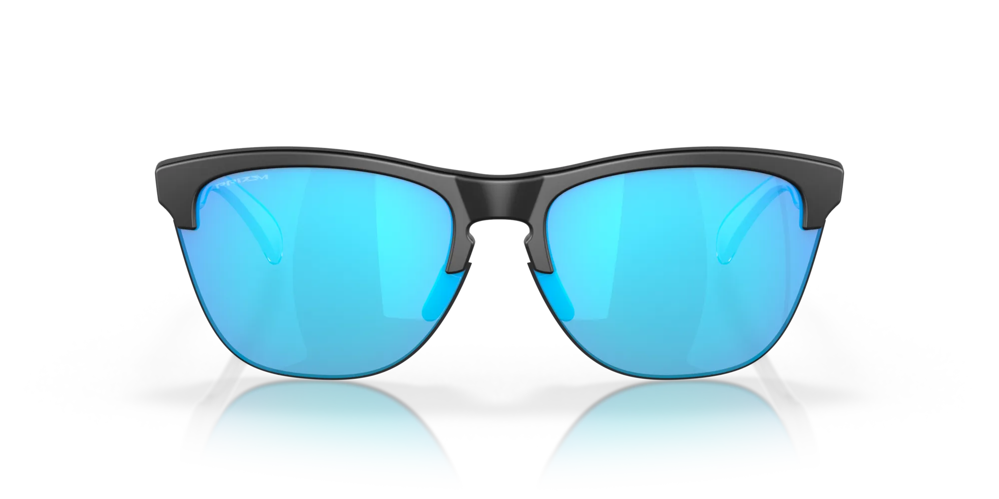 Oakley OO9374 FROGSKINS LITE 937402 Occhiali da sole O_Matter Nero Blu Rotonda Normale Prizm - immagine 3