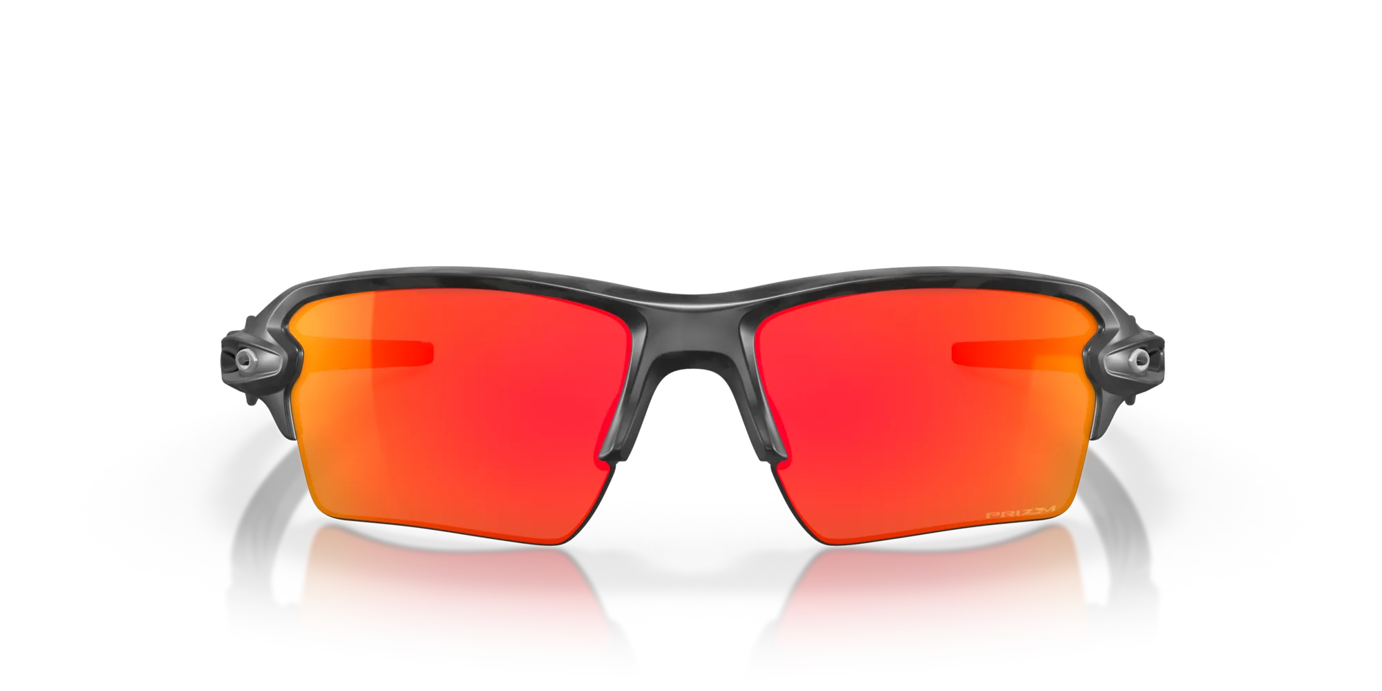 Oakley OO9188 FLAK 2.0 XL 918886 Occhiali da sole O_Matter Nero Rosso Squadrata Normale Prizm - immagine 3