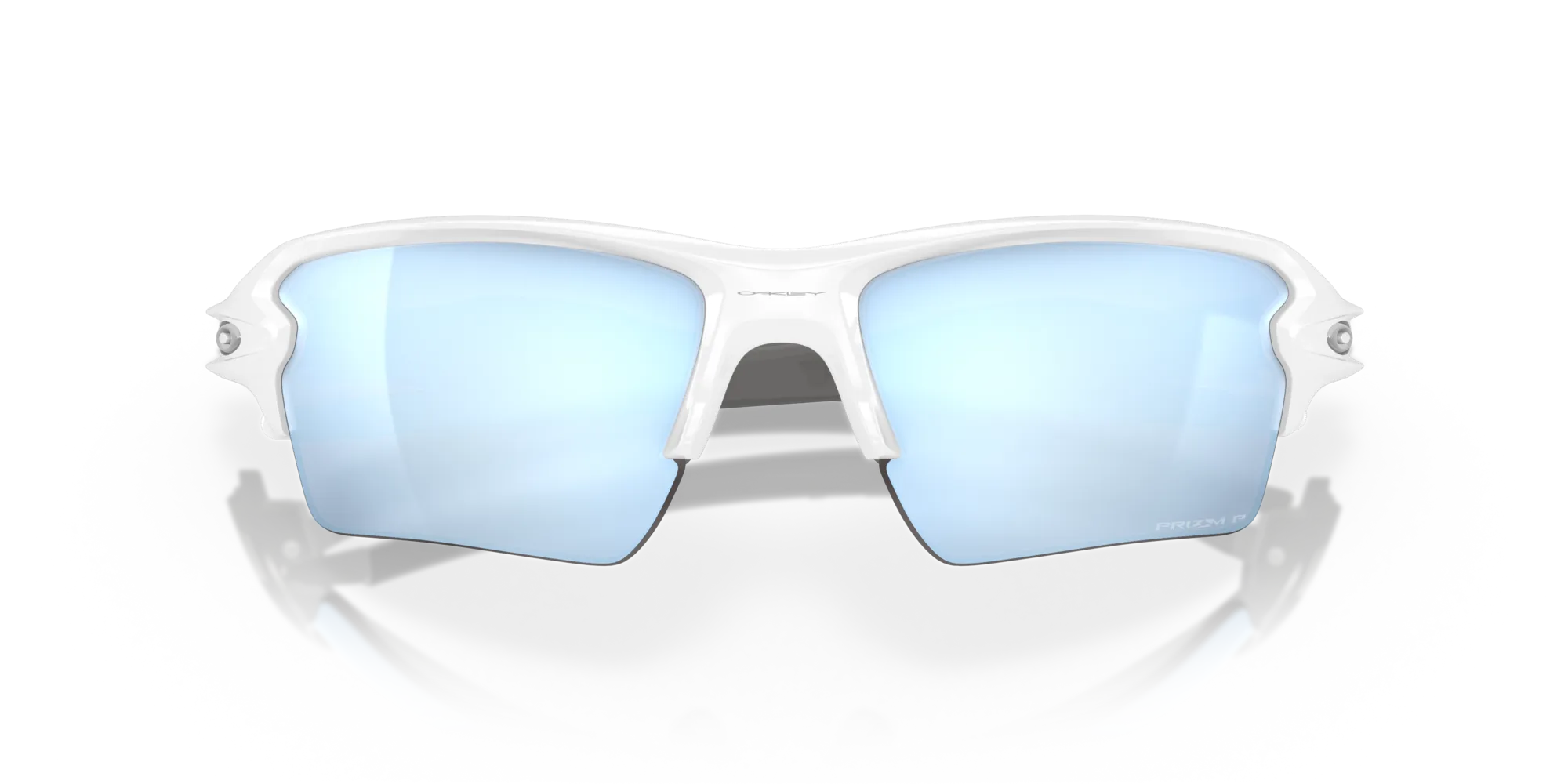Oakley OO9188 FLAK 2.0 XL 918882 Occhiali da sole O_Matter Bianco Blu Squadrata Polarizzata Prizm - immagine 2