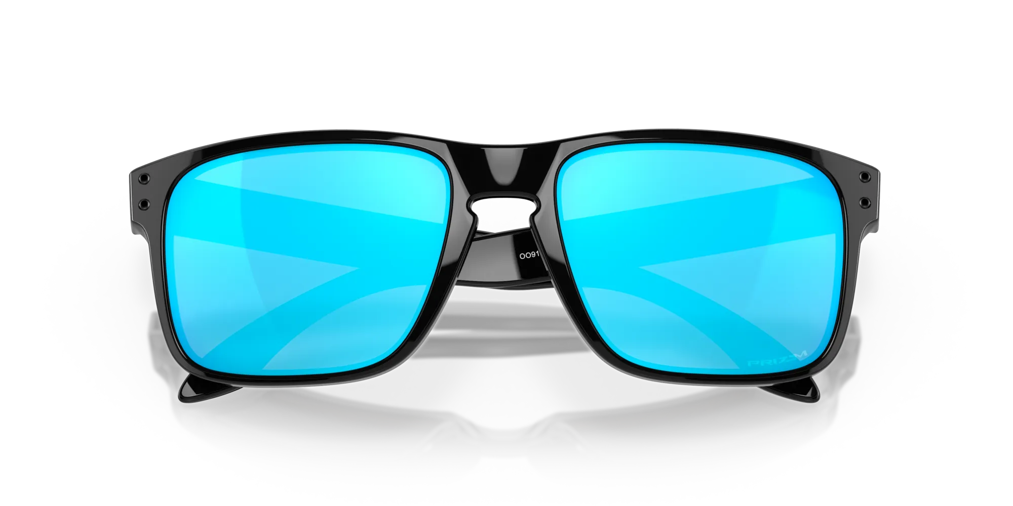 Oakley OO9102 HOLBROOK 9102F5 Occhiali da sole O_Matter Nero Blu Squadrata Normale Prizm - immagine 2
