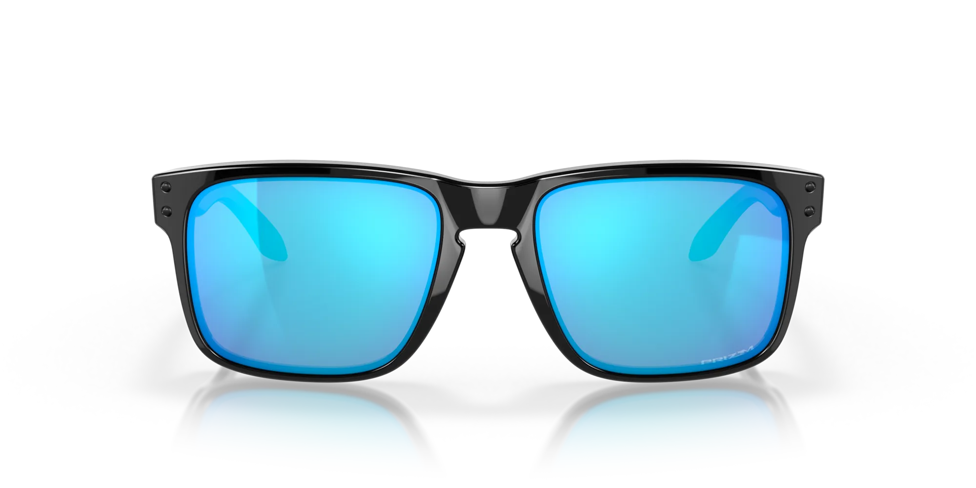 Oakley OO9102 HOLBROOK 9102F5 Occhiali da sole O_Matter Nero Blu Squadrata Normale Prizm - immagine 3