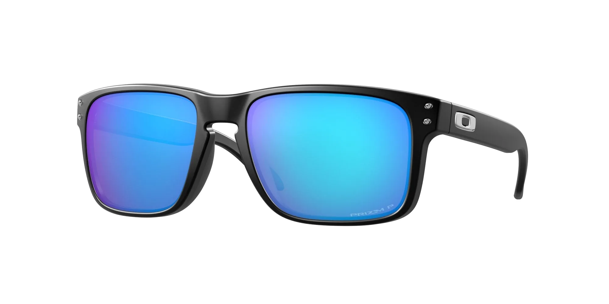 Oakley OO9102 HOLBROOK 9102F0 Occhiali da sole O_Matter Nero Blu Squadrata Polarizzata Prizm - immagine 1